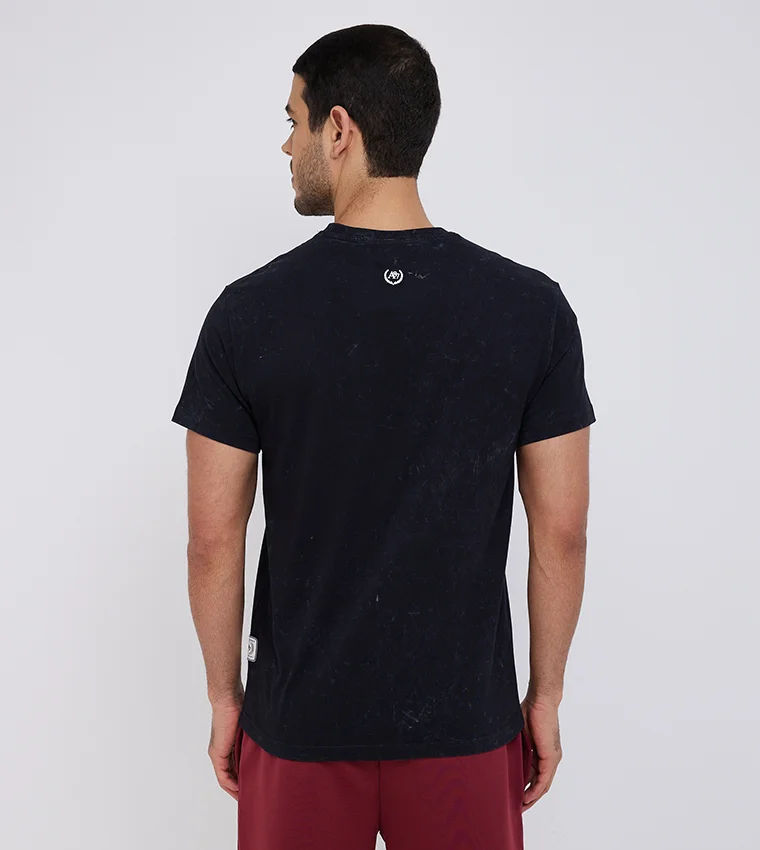 ايروبوستال AERO Logo Printed Crew Neck T-Shirt