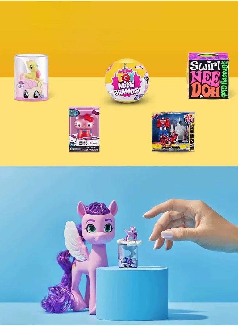 5 Surprise 5 Surprise Toy Mini Brands，1 Collector's kit ，Real miniature toys by Zuru, Five times surprise ball, Mini blind box ball  - Image 3