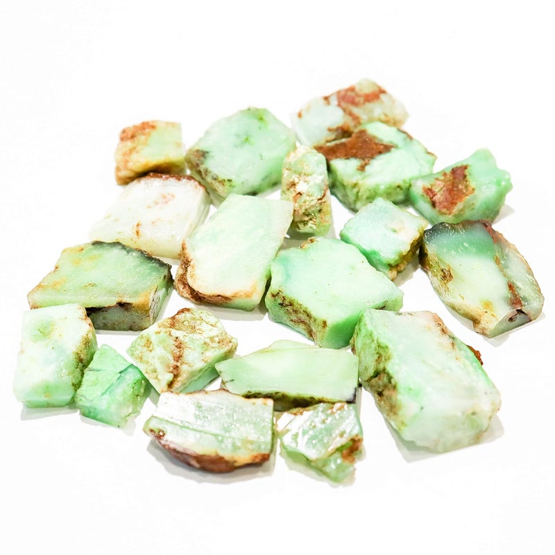 MARKA Marka 20 Gram Natural Chrysoprase Rough Raw Crystal Healing Stones Healing Crystal Gemstone Rough Stone  - Image 1
