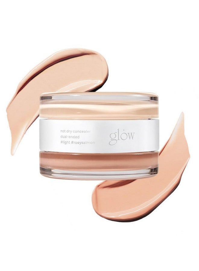 Glow Not Dry Concealer #Light #Rosysalmon : Vegan-Free, Hypoallergenic, Premium Dual-Ended Concealer, Expertly Crafted To Flawlessly Cover Blemishes And Dark Circles, 0.4 Oz  - Image 1