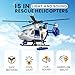 CSDCSD Toddler Boy Toys for 3 4 5 6 Year Old Helicopter Toy with Crane and Helicopter Police ToysBirthday Gifts for Kids Child 2 3 4 5 6 Years Old - Image 4