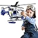 CSDCSD Toddler Boy Toys for 3 4 5 6 Year Old Helicopter Toy with Crane and Helicopter Police ToysBirthday Gifts for Kids Child 2 3 4 5 6 Years Old - Image 3
