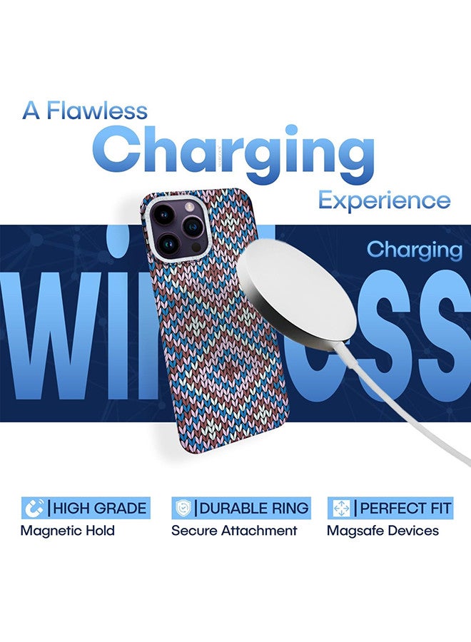 CATANES iPhone 14 Pro Max 3Packs Case Cover with a Caseless Feel, Glow in The Dark, Aramid Fiber Woven / X Aries - Purple - Image 3