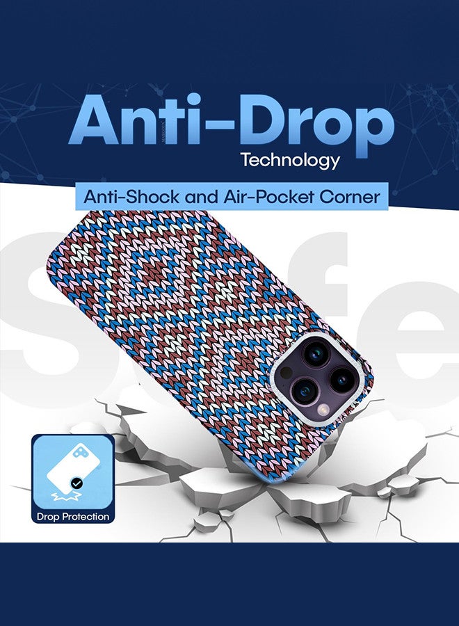 CATANES iPhone 14 Pro Max 3Packs Case Cover with a Caseless Feel, Glow in The Dark, Aramid Fiber Woven / X Aries - Purple - Image 5