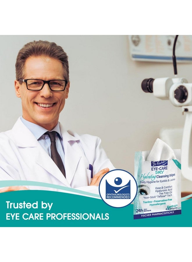 Dr. Fischer Tea Tree Eyelid Wipes - Gentle Eye Wipes for Everyday Eye Cleansing and Hypoallergenic Makeup Remover - Image 5