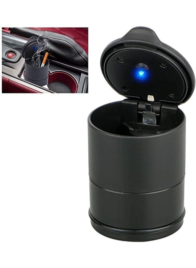 Generic Auto Travel Ash Holder with Blue LED Indicator and Mini Trash Bin for Car - Image 4