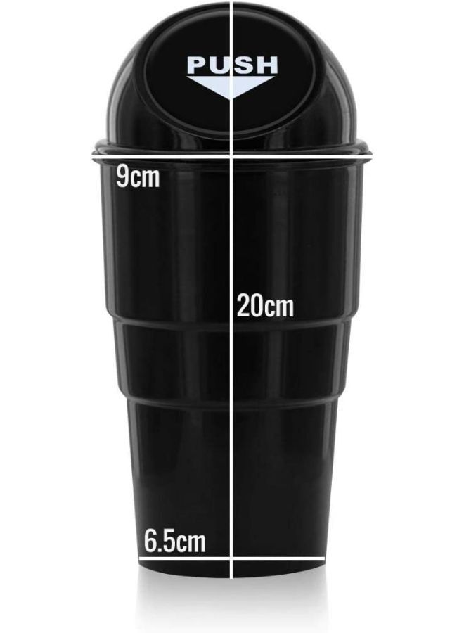 Generic Auto Travel Ash Holder with Blue LED Indicator and Mini Trash Bin for Car - Image 2