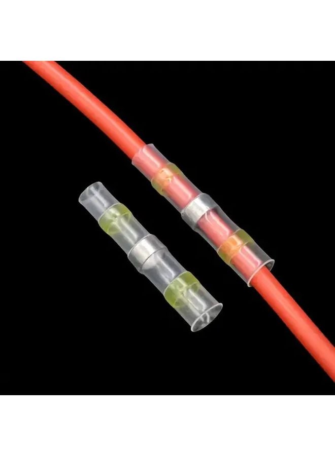 ١٠٠ صندوق من موصلات الوصل الحرارية القابلة للانكماش، محطات أسلاك كهربائية ملحومة ومحكمة - Image 3