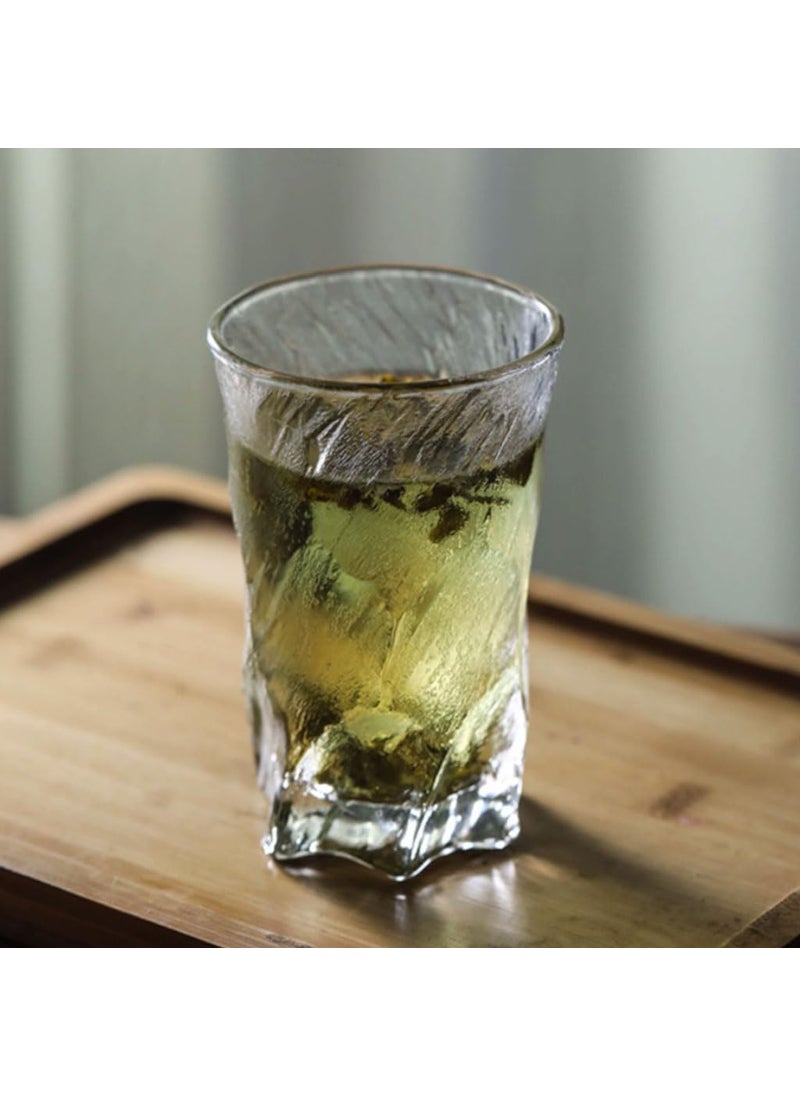 BLISS START BLISS START Elegant Drinking Glasses for Water Wine Juice Square Shape Glasses for Bars Restaurants Kitchen Home Pack of 6 250 ML  - Image 4