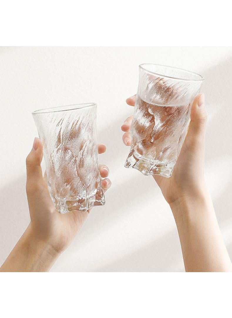 BLISS START BLISS START Elegant Drinking Glasses for Water Wine Juice Square Shape Glasses for Bars Restaurants Kitchen Home Pack of 6 250 ML  - Image 5