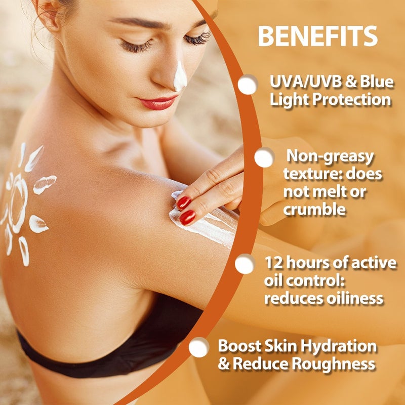LANEMAY Facial Protective Cream 60g SPF50+ PA++++ Waterproof, Fast Absorbing, High-Protection Cream - Image 2
