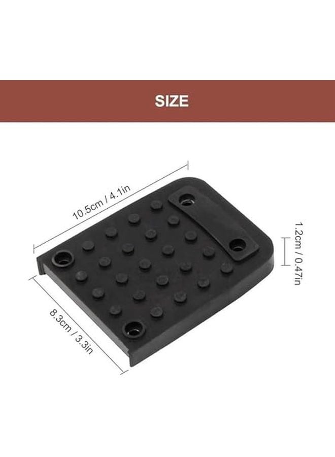 حشوات الجبس المتنقلة 4 قطع، حشوات مطاطية بديلة مضادة للانزلاق للسقالات ثلاثية القوائم ومراحل البناء - Image 3