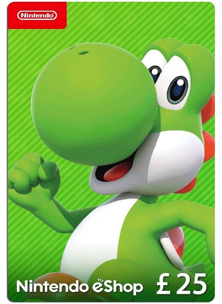 Nintendo eShop UK Gift Card £25 Digital Code