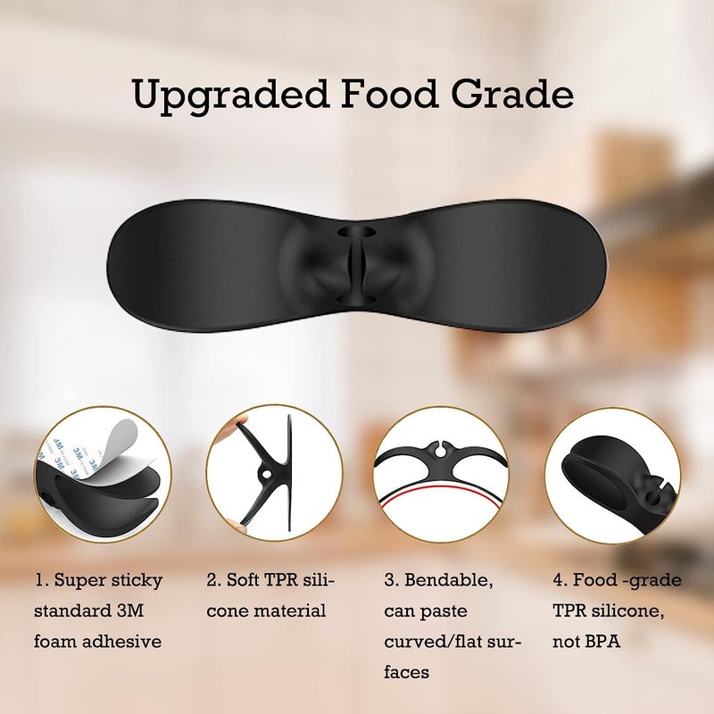 PRIAVY Cord Organiser for Appliance Kitchen Appliance Cord Organiser Stick On Cord Wrapper Winder Holder for Appliance Adhesive Cord Keeper for Blender Mixer Coffee Maker Air Fryer  - Image 4