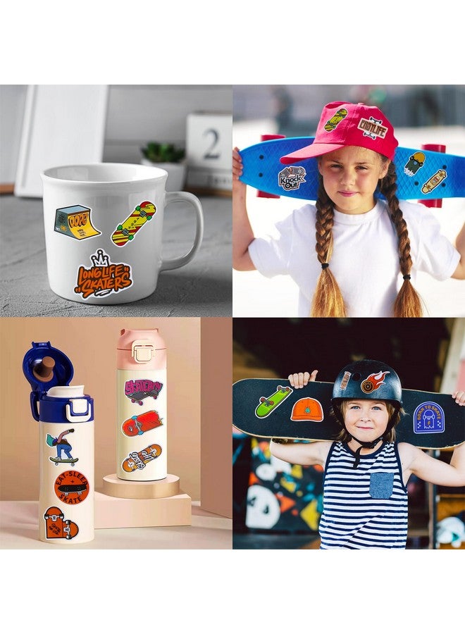 Cleverplay 100 Pack Skateboard Stickers, Skateboard Party Favors, Birthday Decorations - Image 5