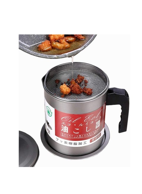 دورق زيت كوكر الأصلي مع مصفاة 1700 ملى