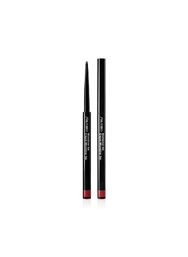 Shiseido - Smudgeproof Waterresistant Microliner Ink Micro Thin Eyeliner Pencil Burgundy 0.08G - Image 1