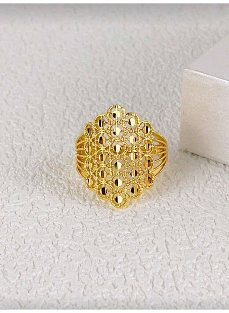 GOLDMAX 21k Gold Plated Ring For Women One Size - Image 2