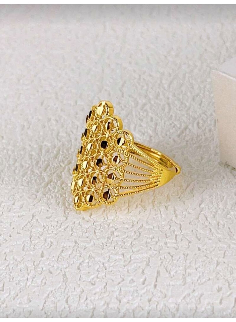 GOLDMAX 21k Gold Plated Ring For Women One Size - Image 3