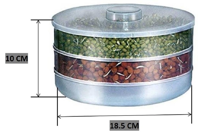 RIOMAX Sprout Maker | Hygienic 3 Bowl Sprout Maker for Home Fresh Sprouts - Image 2