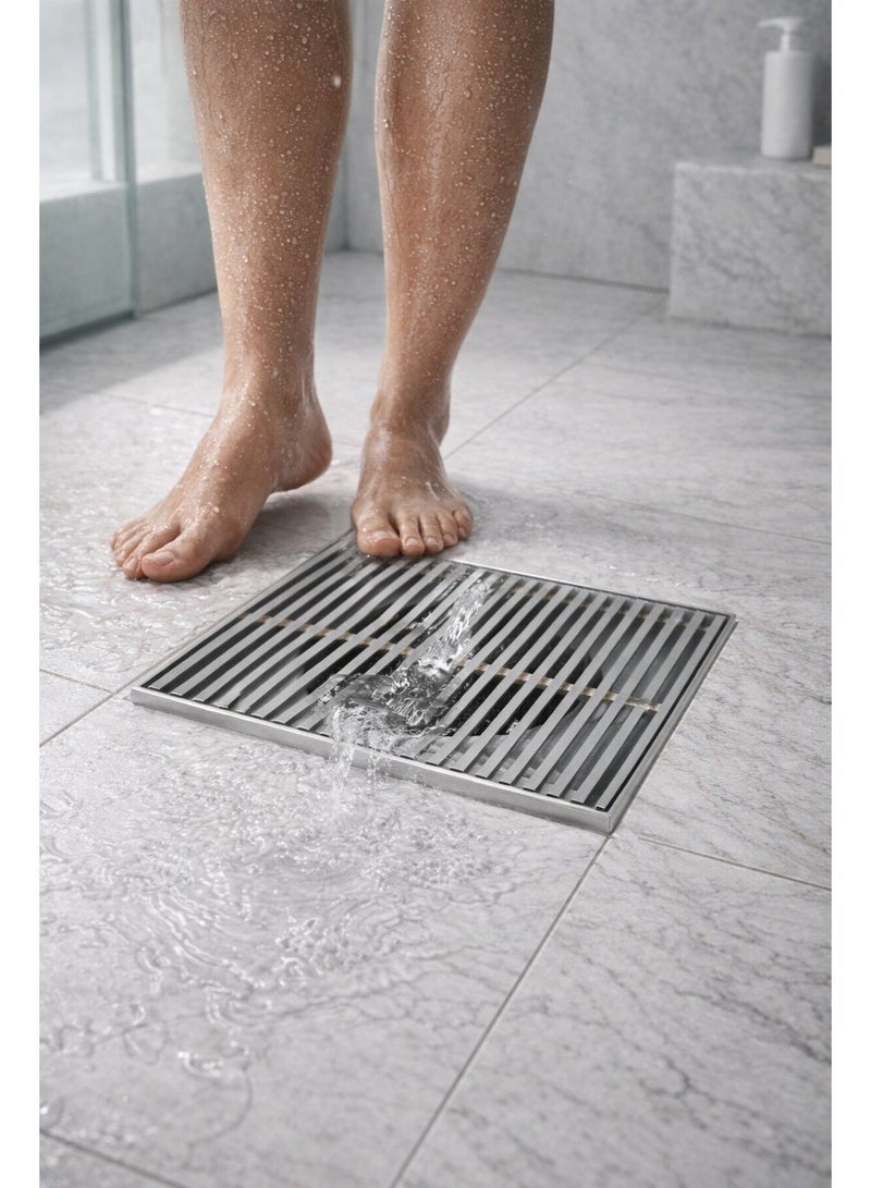 Meikeer Stainless Steel Square Floor Drain - Image 2