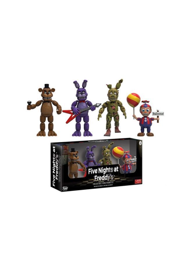 NIBEMINENT 4-Piece Five Nights At Freddy Figure Set 2inch - Image 2