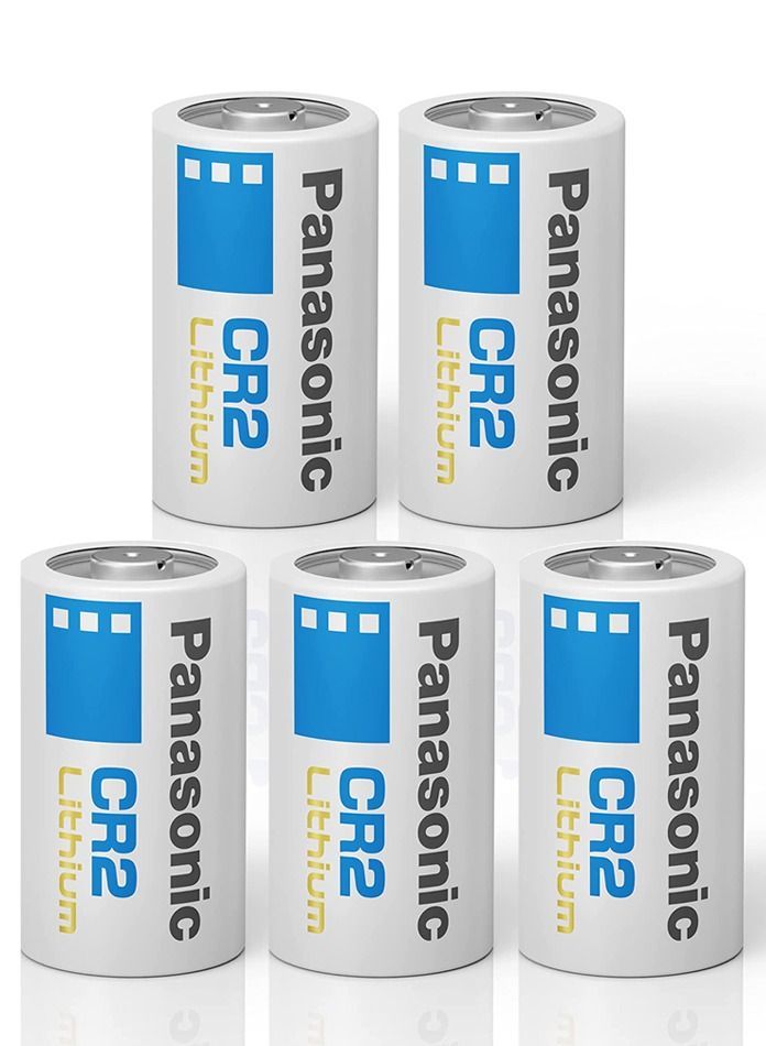 Panasonic CR2 Lithium Battery Pack of 5 - Image 1