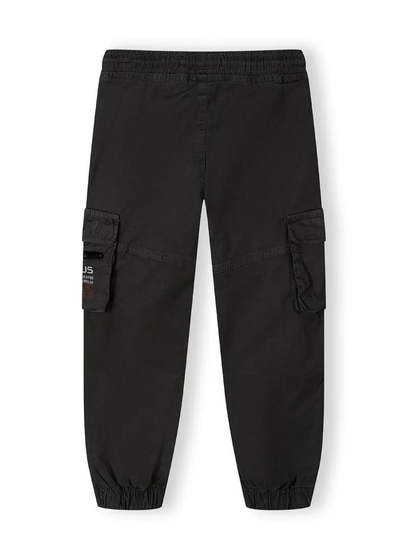 MINOTI Teen Boys Cargo Trousers with Zipped Pockets and a Print