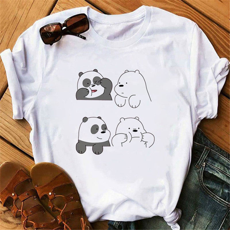[Pictures can be ordered *] [cross-border] women's short-sleeved T-shirt - Image 1
