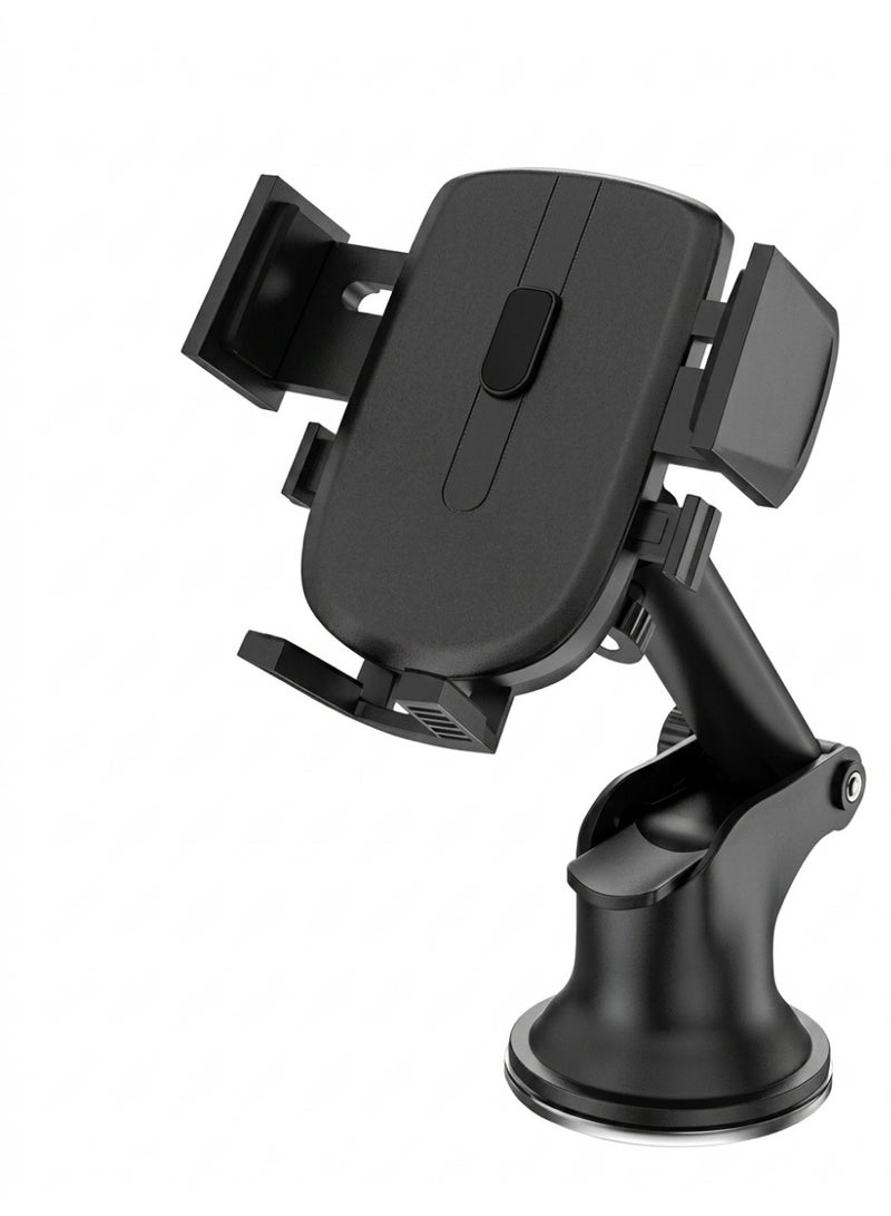 Universal Car Mobile Phone Holder with Strong Suction Cup & 360° Rotation - Image 1