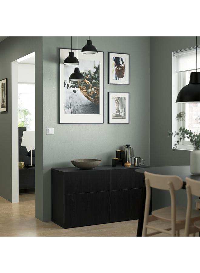 زبون واجهة باب/درج، أسود-بني، 60×38 سم - Image 3