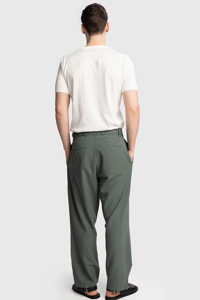 Giesto Forest Green GIESTO Men's Suit Pants for Men | Best Price UAE