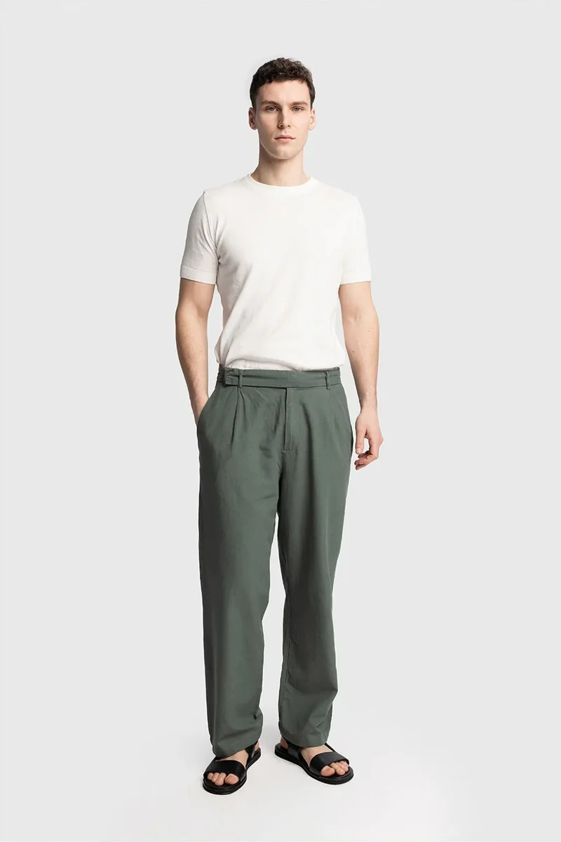 Giesto Forest Green GIESTO Men's Suit Pants for Men | Best Price UAE