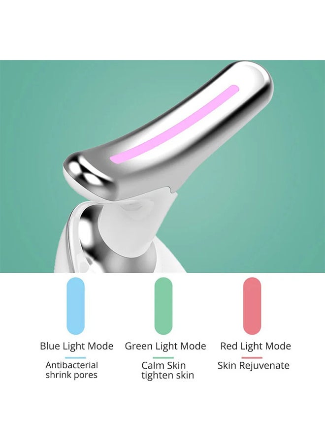 Depend Intense Pulsed Light Wrinkles Reducing Instrument, Face And Neck Massager, Double Chin Reducer Vibration Massager, Skin Rejuvenation Beauty, Lifting And Tightening Sagging Skin Skin, 3 Llight Modes  - Image 5