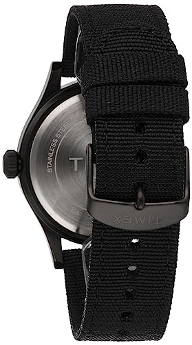 Timex Men's NFL Scout 40mm Watch – Cleveland Browns with Black Fabric Strap - Image 2