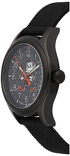 Timex Men's NFL Scout 40mm Watch – Cleveland Browns with Black Fabric Strap - Image 3