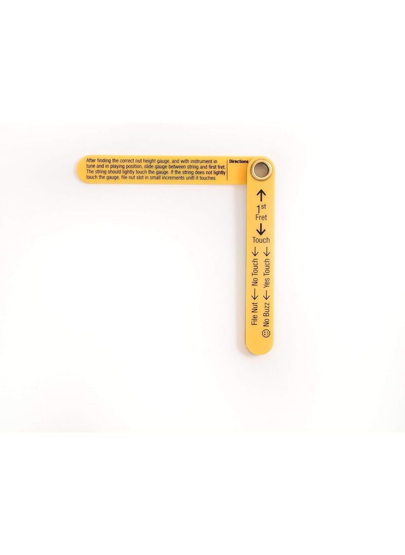 MusicNomad MusicNomad Precision Nut Height Slotting Gauge Tool MN601 Silver  - Image 5