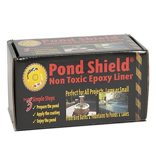 Pond Armor SKU-Black-QT-R Non Toxic Pond Shield Epoxy Paint, 1.5-Quart, Black - Image 1