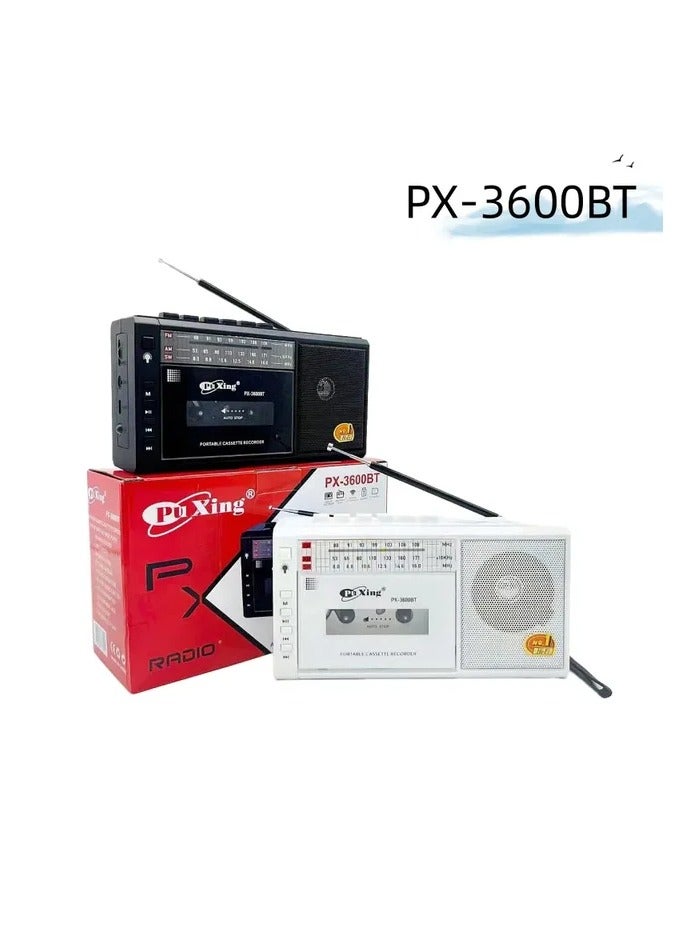Puxing 3600BT Cassette Player and Speaker 