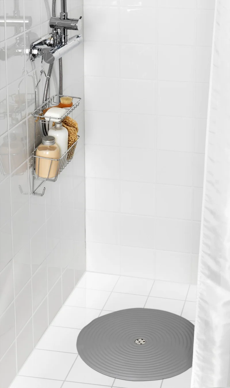 أيكيا Doppa Bathroom Anti-Slip Dark Grey, 46 cm Diameter