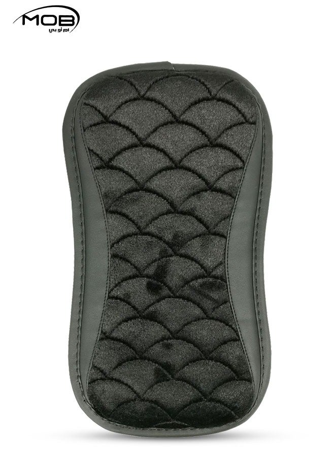 MOB Premium Quality Car Armrest Cushion Handrail Pad Soft and Comfortable For Car Cushion Pad 1 Pcs Black - Image 1