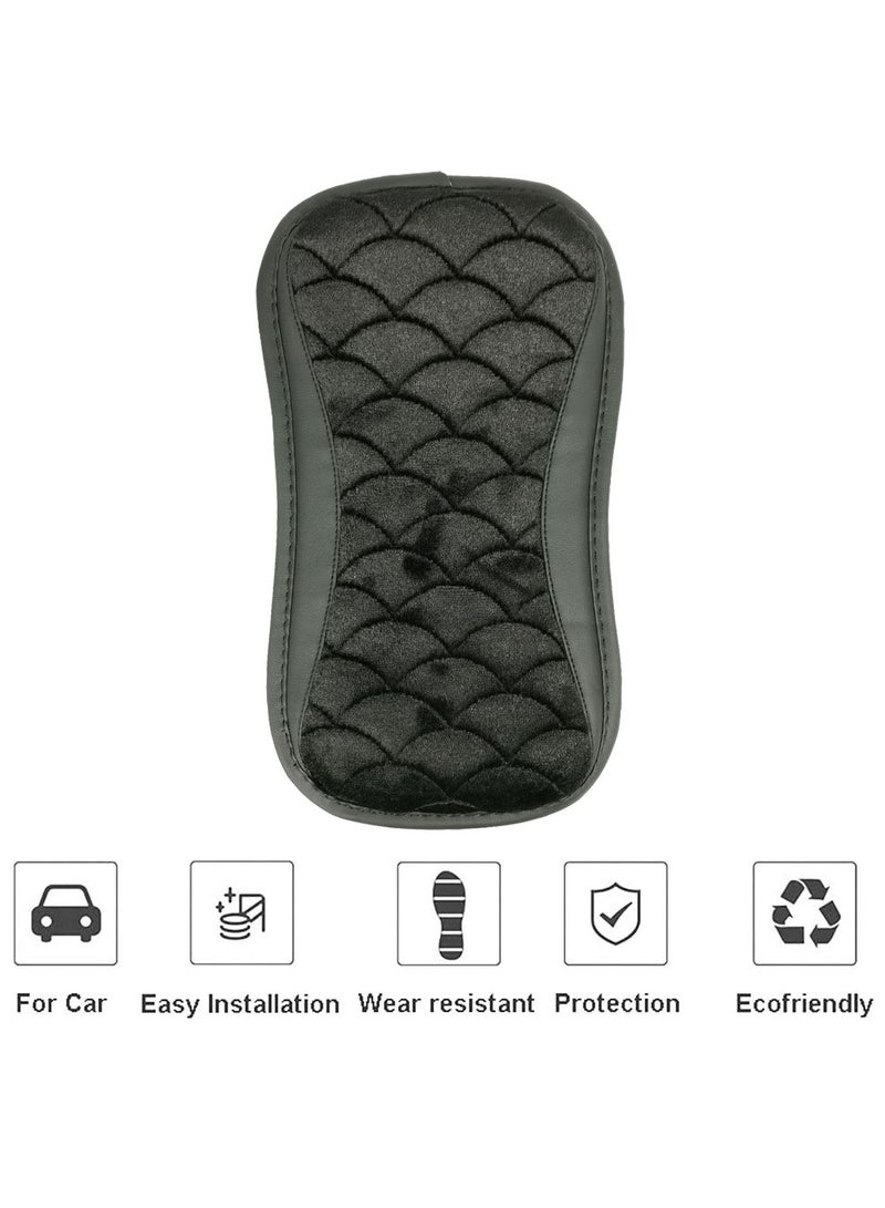MOB Premium Quality Car Armrest Cushion Handrail Pad Soft and Comfortable For Car Cushion Pad 1 Pcs Black - Image 2