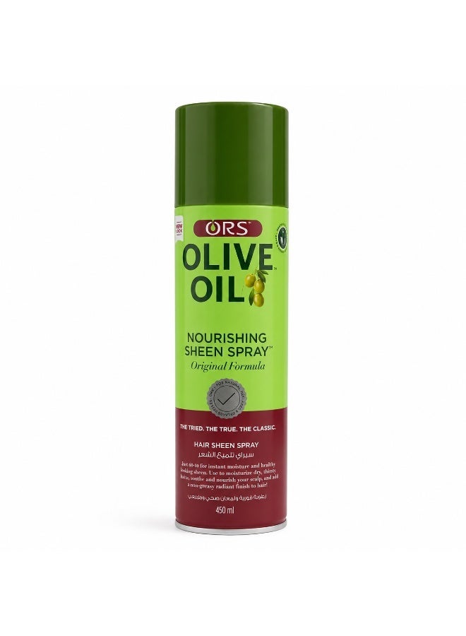 ORS Olive Oil Nourishing Sheen Spray Original Formula, 450ml - Image 1