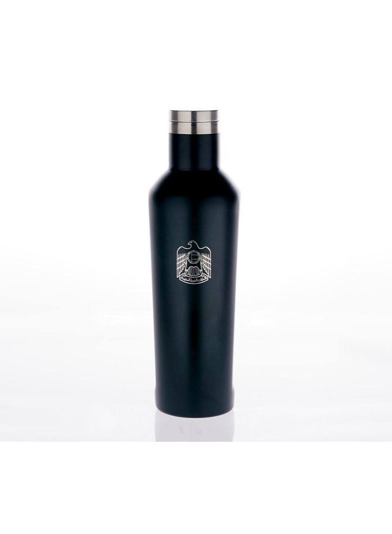 Rovatti Stainless Water Bottle UAE Black 500ml - Image 2