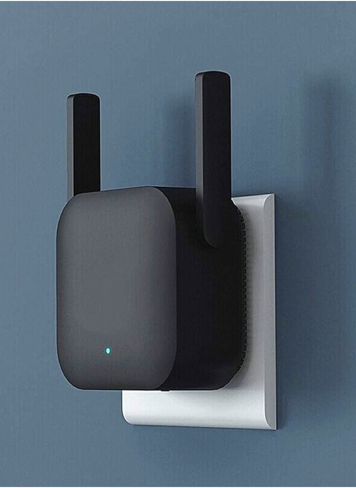 ماركة غير محددة الإصدار العالمي لشبكة  مع هوائيين لجهاز التوجيه Wi Fi Plug and Play، موسع نطاق Wi-Fi بسرعة 300 ميجا بت في الثانية مع سهولة التركيب لتحسين تغطية Wifi  - Image 1