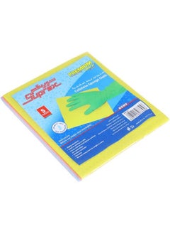 Suprex Cellulose Sponge Pack of 10 Cloth Kitchen Cloths Reusable Assorted Eco Friendly Cellulose Sponge Cleaning Towels for Washing Dishes.  - Image 1