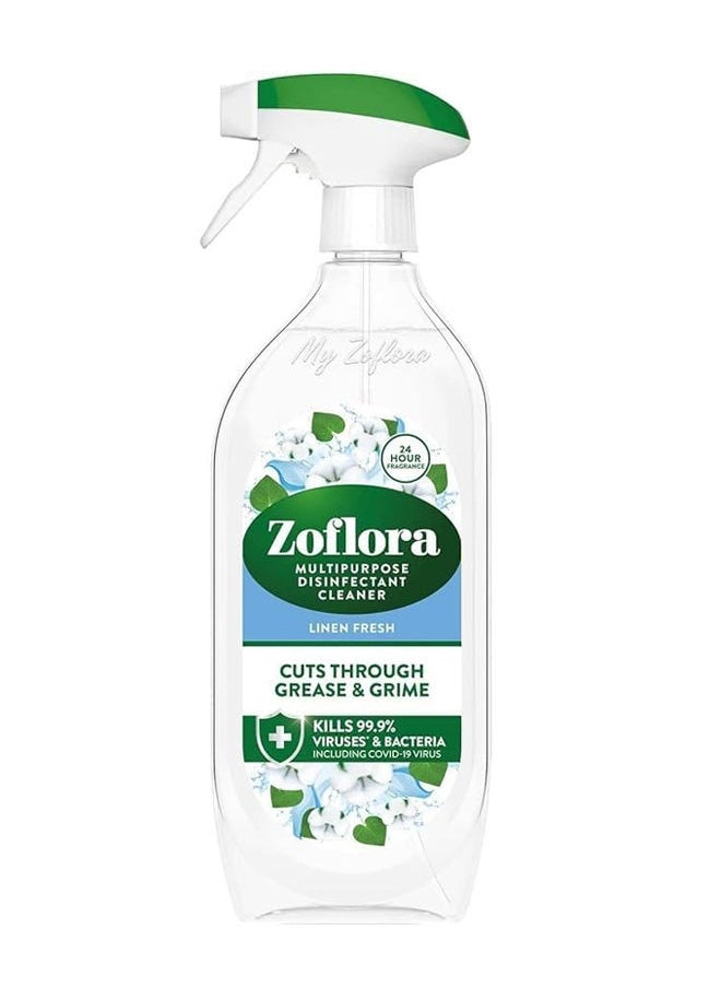 Zoflora Multi-Purpose Disinfectant Cleaner Spray - Linen Fresh 800ml 