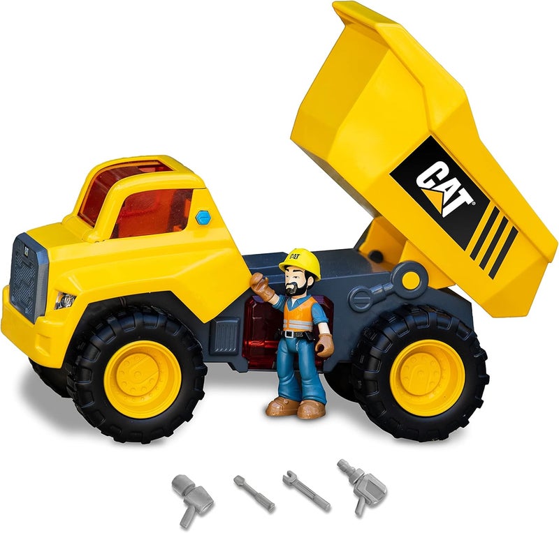 CATERPILLAR Funrise Cat Light & Soundpower Action Crew Battery Operated - Dumptruck - Image 3