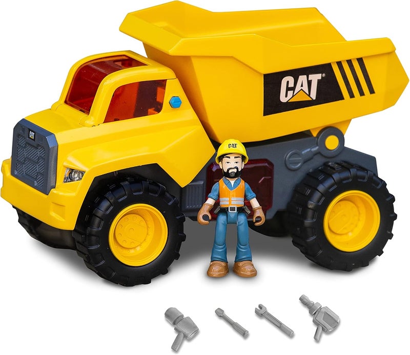 CATERPILLAR Funrise Cat Light & Soundpower Action Crew Battery Operated - Dumptruck - Image 4