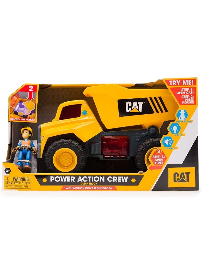 CATERPILLAR Funrise Cat Light & Soundpower Action Crew Battery Operated - Dumptruck - Image 2